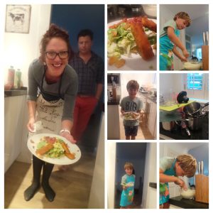 Collage TR Salade met ravigotte saus