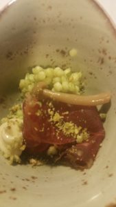 huisgerookte entrecote met paddestoel