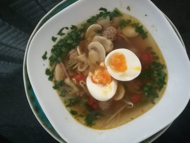 pittige groente soep